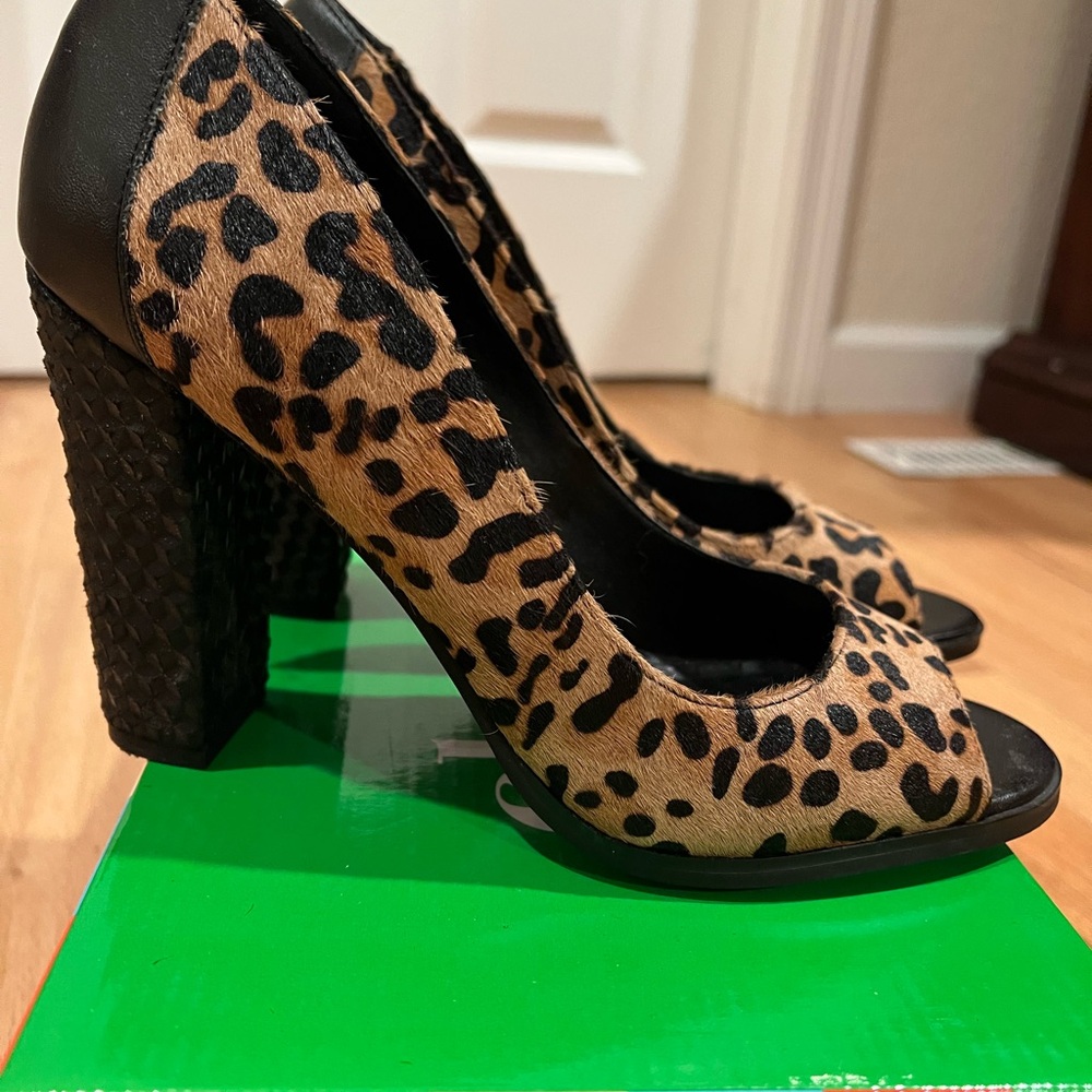 Leopard Print Women's Heels by Charles David